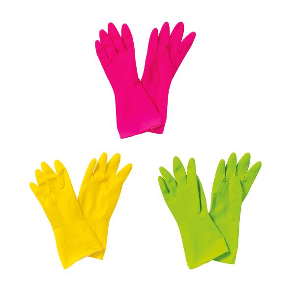 TWIDO HOUSEHOLD(R) Gants de ménage, 3 paires
