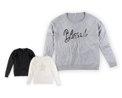 Maglione da donna con elementi decorativi BLUE MOTION