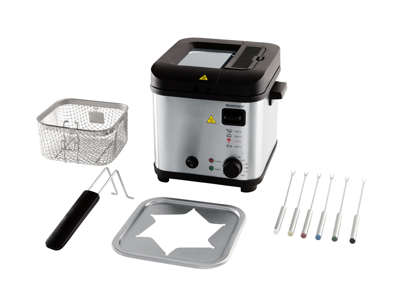 Mini Deep Fat Fryer, 2 in 1