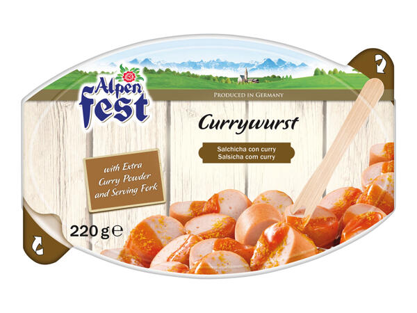 Alpen Fest Curried Sausage Snack