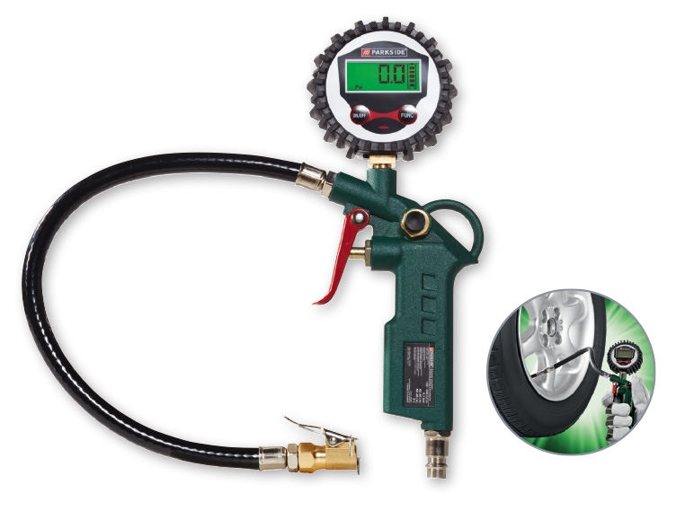 Parkside Pneumatic Digital Tyre Inflator