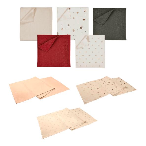 HOME CREATION(R) 				Nappe ou chemin de table de Noël
