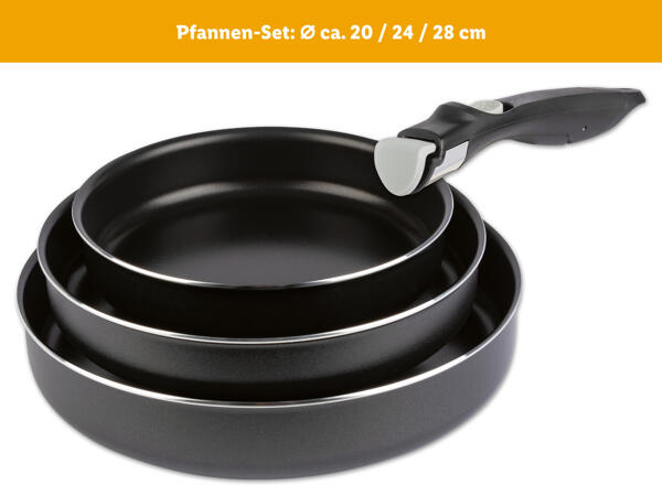 Topf-/Pfannen-Set, 4-teilig