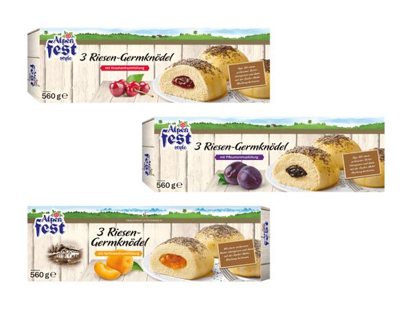 Brioche géante garnie cuite à la vapeur