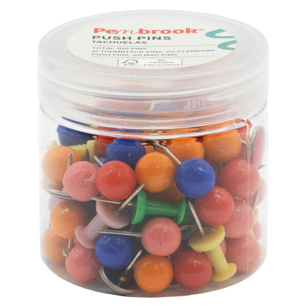 Pembrook Floral Push Pins
