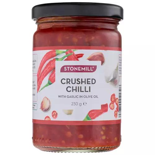 Crushed Chilli with Garlic in Olive Oil 230g