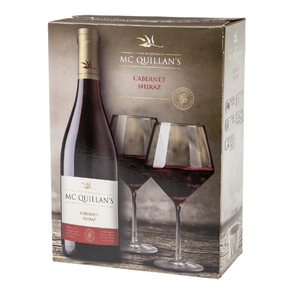 MC QUILLAN'S(R) Cabernet Shiraz, bag-in-box