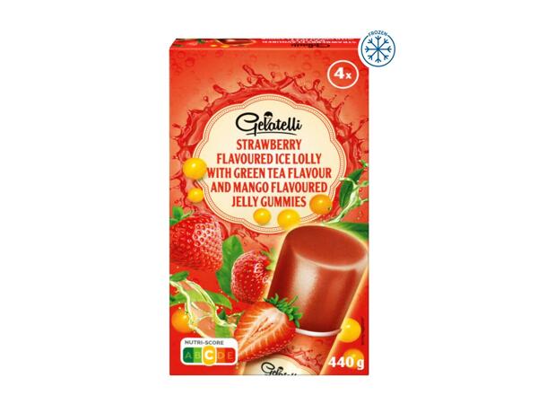 Gelatelli Strawberry Flavoured Ice Lolly