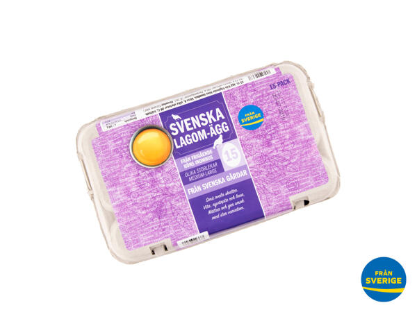 Ägg 15-pack