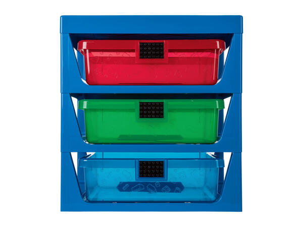 LEGO(R) 3-Drawer Storage Rack