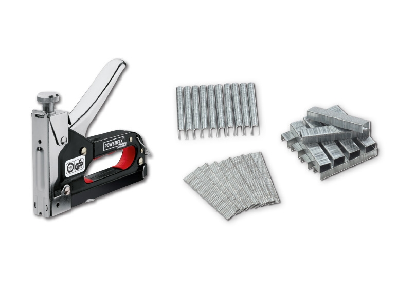 Powerfix(R) Heavy Duty Hand-Held Staple Gun Set