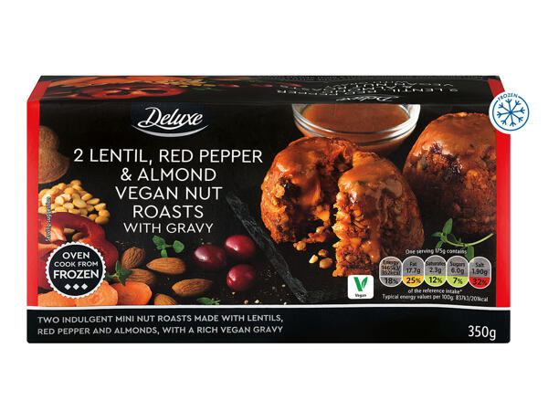 Deluxe Vegan Festive Nut & Veggie Roast with Gravy assorted