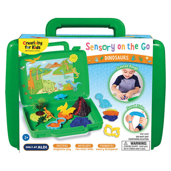 Creativity for Kids Dinosaurs Travel Sensory Bin