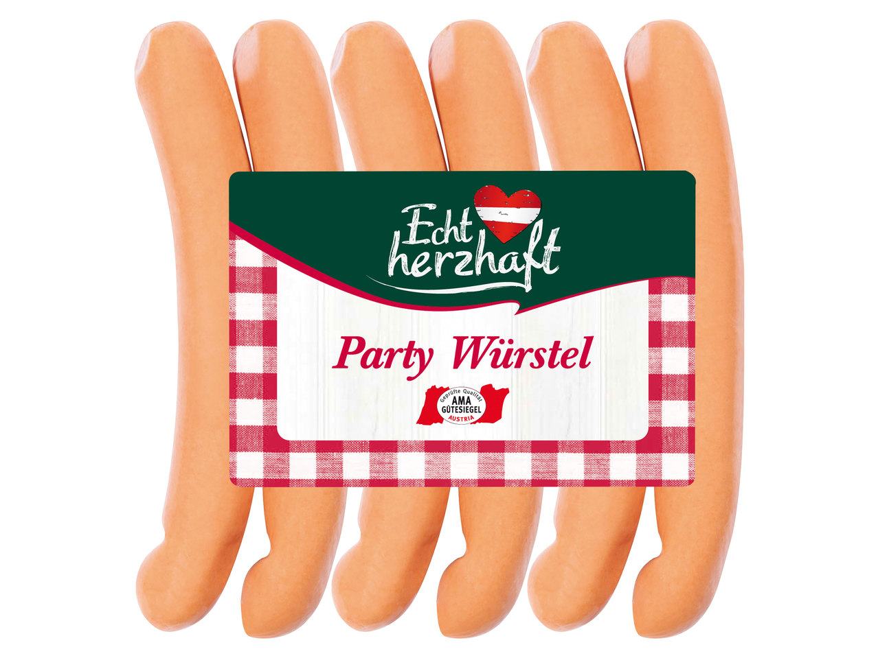 ECHT HERZHAFT Party Würstel