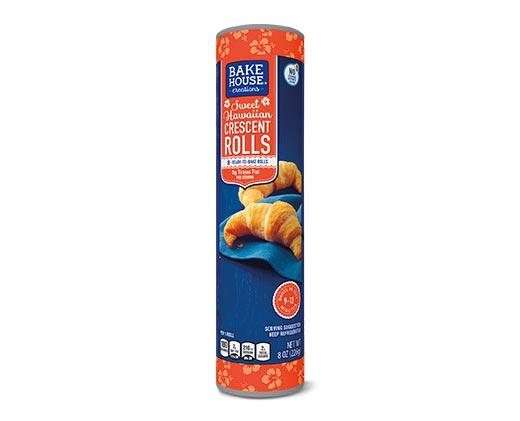 Bake House Creations 
 Hawaiian Cresent Rolls