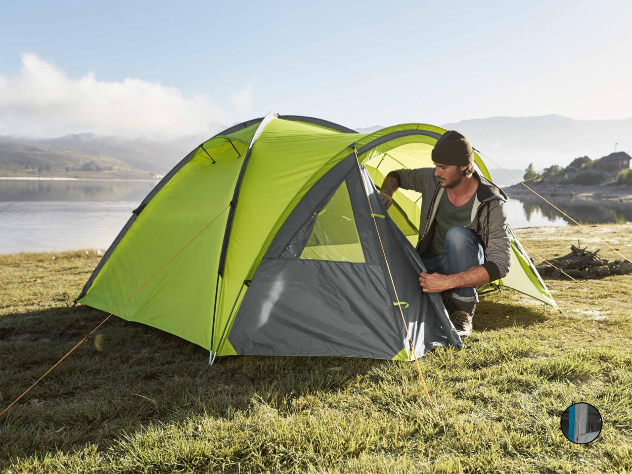 Tente igloo double-toit, 4 personnes