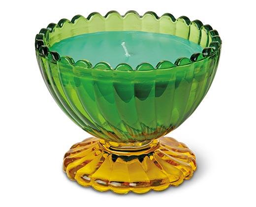 Huntington Home Ribbed Party Glass Candle
