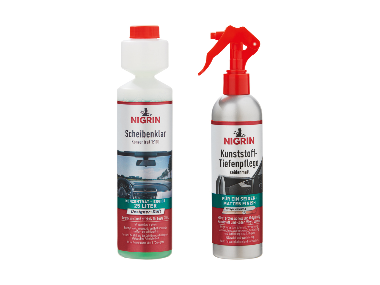 Produit d'entretien pour vitres/ pour plastique
