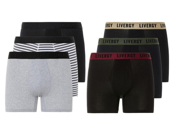 LIVERGY(R) Pánské boxerky, 3 kusy