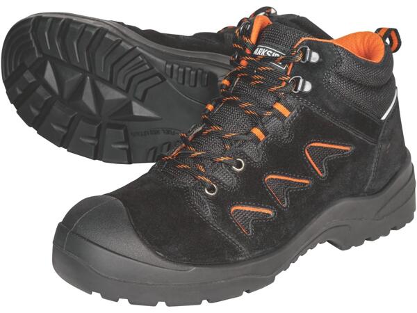Men's leather safety shoes