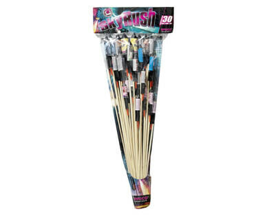 WECO(R) SUISSE
LOT DE FUSÉES SKYRUSH, 30 PIÈCES