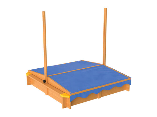 Playtive Sandpit With Sun Shade & Ice Cream Parlour