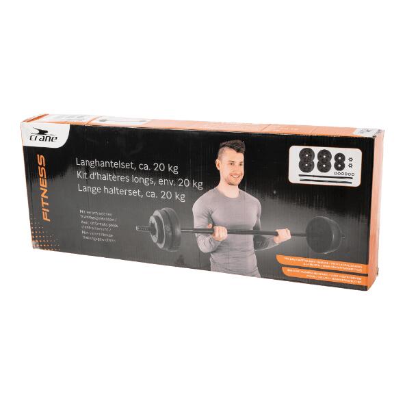 CRANE(R) 				Lange halterset, 20 kg