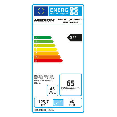 Smart TV 125,7 cm/50" avec wifi et navigateur