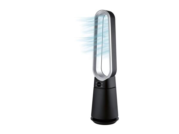 Silvercrest Bladeless Tower Fan - Black