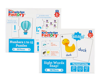 Early Learning Puzzles or Snap Games