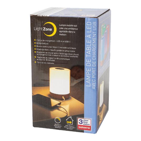 LIGHT ZONE(R) 				LED-Tischlampe