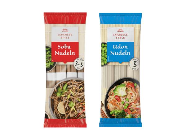 Udon- oder Soba-Nudeln