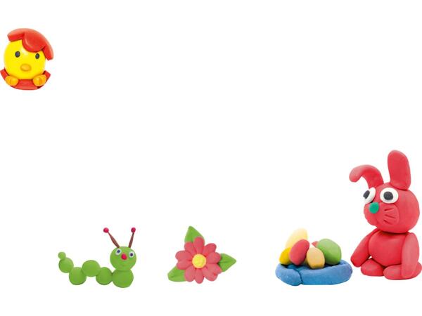 Modelling clay play set, 4 pieces