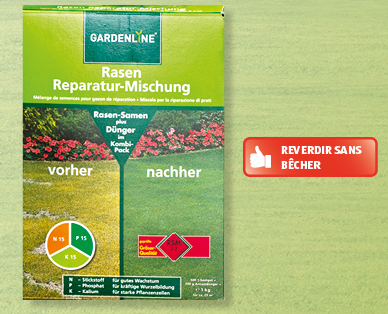 Mélange pour le regarnissage de pelouse GARDENLINE(R)