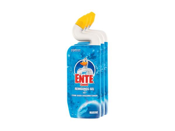 Gel de nettoyage Canard WC, pack de 3