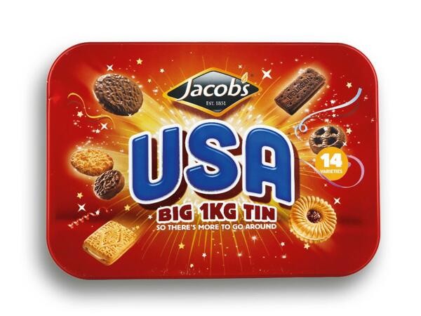 Jacob's USA Biscuit Tin