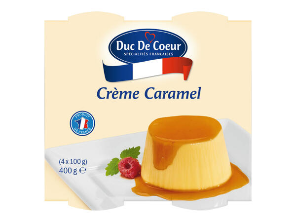 DUC DE COEUR Crème Caramel 4er