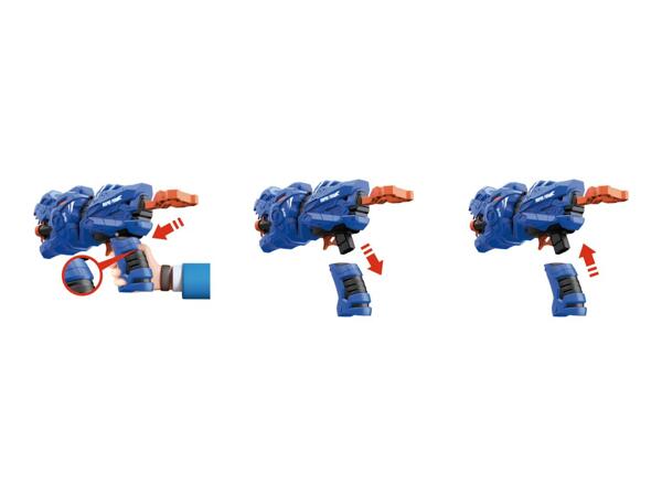 Playtive Soft Dart Dinosaur Blaster - Blue