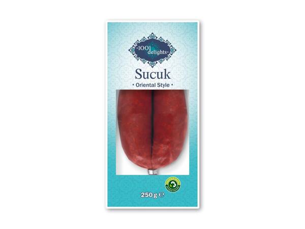 Sucuk hvidløgspølse