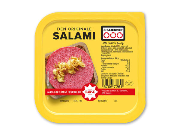 3-Stjernet salami