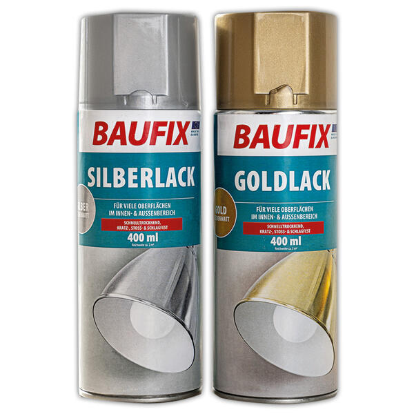 Silber- oder Goldlack 400 ml