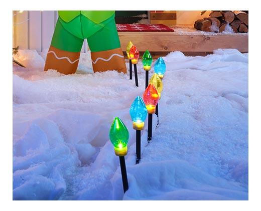 Merry Moments Christmas Stake Lights
