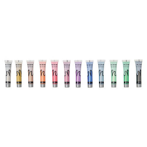 12 Pack Metallic Paint Set