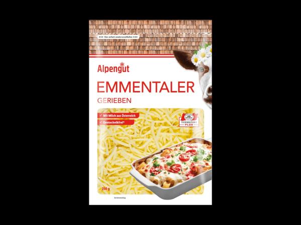 Emmentaler gerieben
