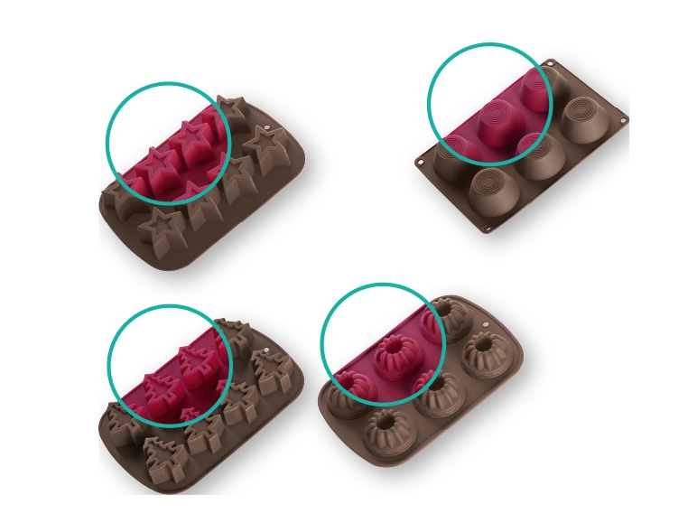 Ernesto(R) Silicone Muffin Baking Tray