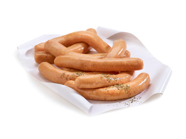 Saucisses de poulet juteuses