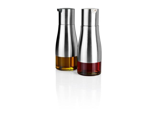 Ernesto Vinegar & Oil Dispenser Set/​Salt & Pepper Mill Set - 2 Pack