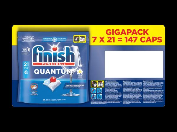 Tablettes pour lave-vaisselle Quantum Finish Gigapack XXL
