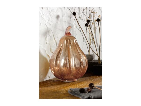 Livarno Home Golden Light-Up Decorative Pumpkin