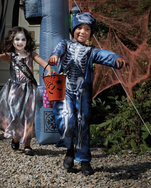 Children's Blue Skeleton Costume